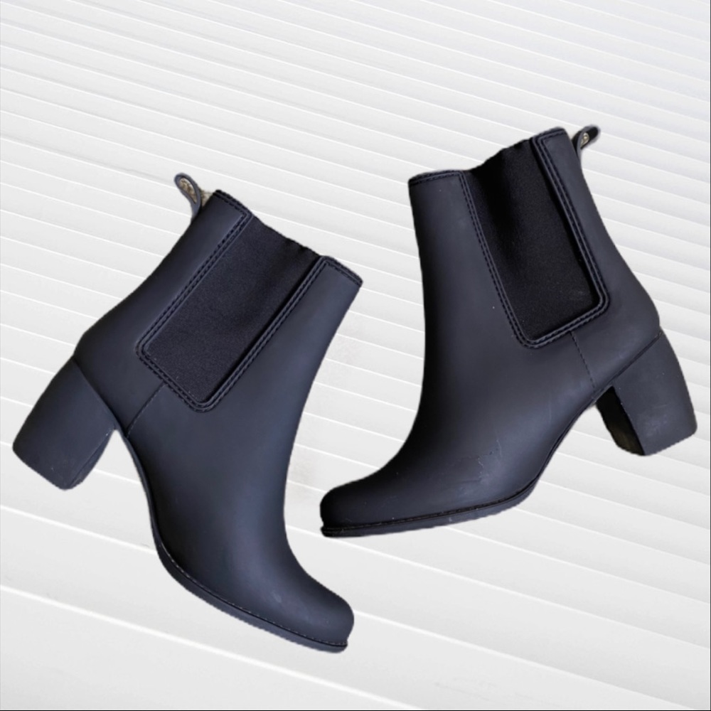 Jeffrey Campbell Rain Boots Chunky Block Heel